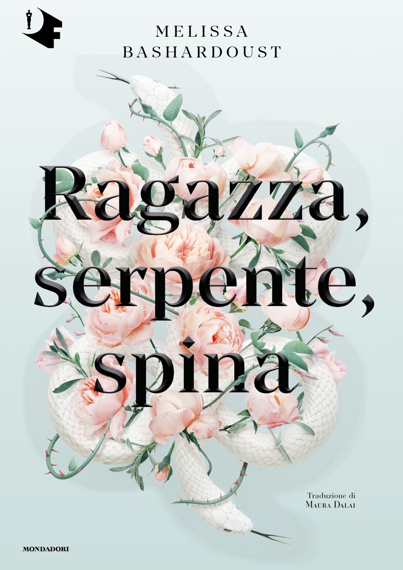 Ragazza, serpente, spina