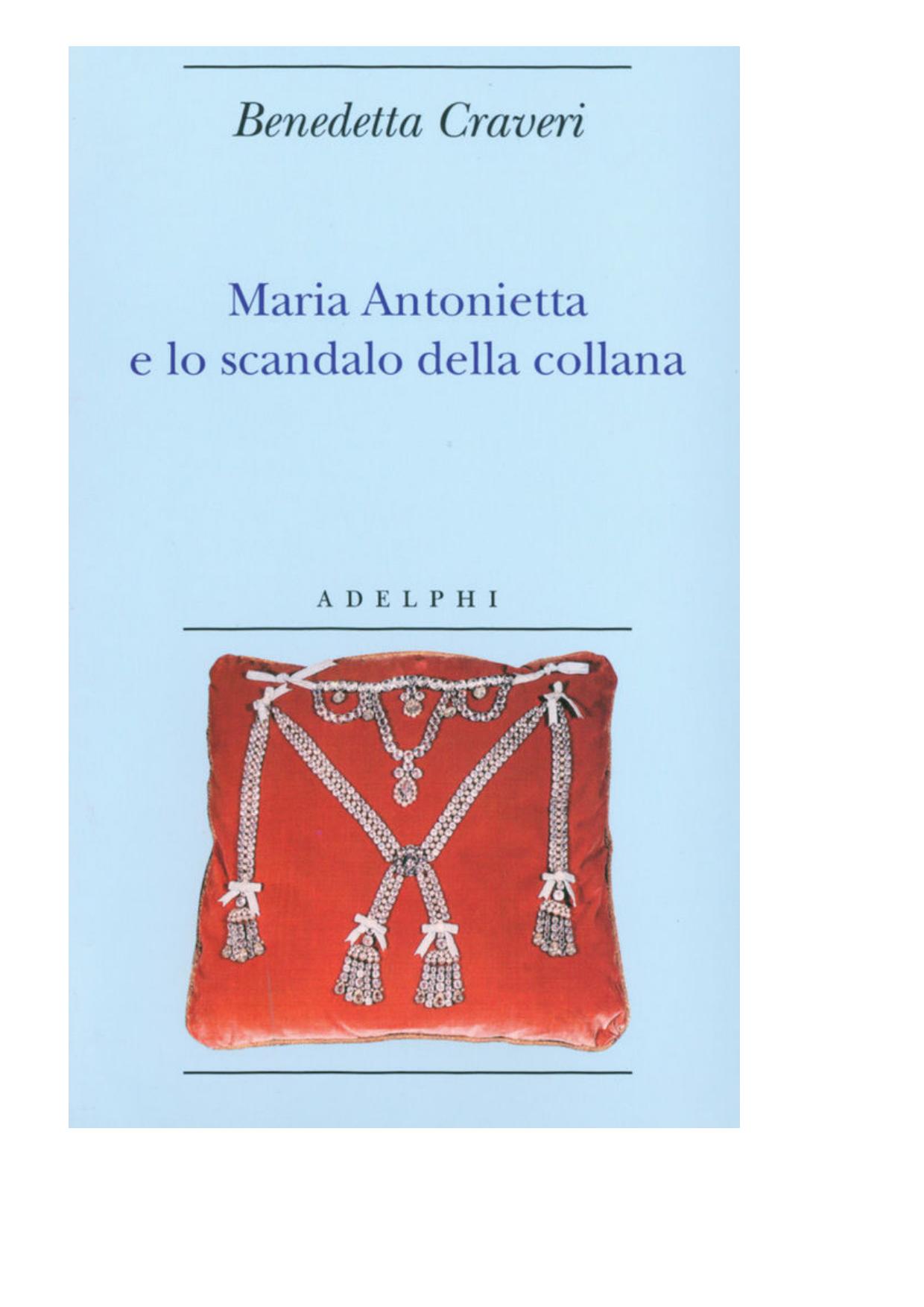 Maria Antonietta e lo scandalo della collana