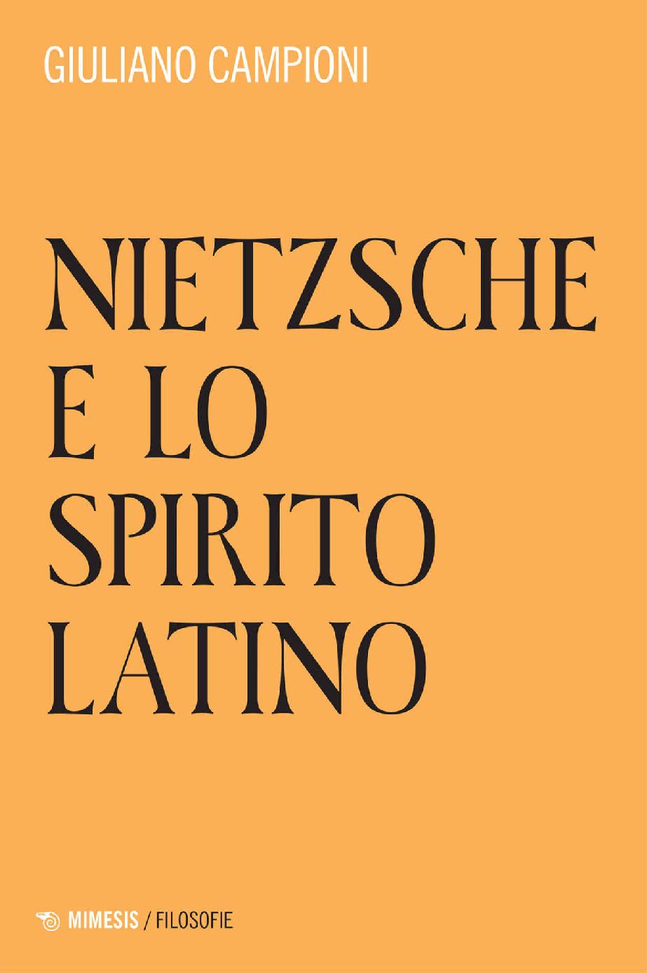 Nietzsche e lo spirito latino