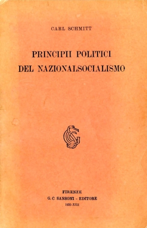 Principi politici del nazionalsocialismo: scritti scelti