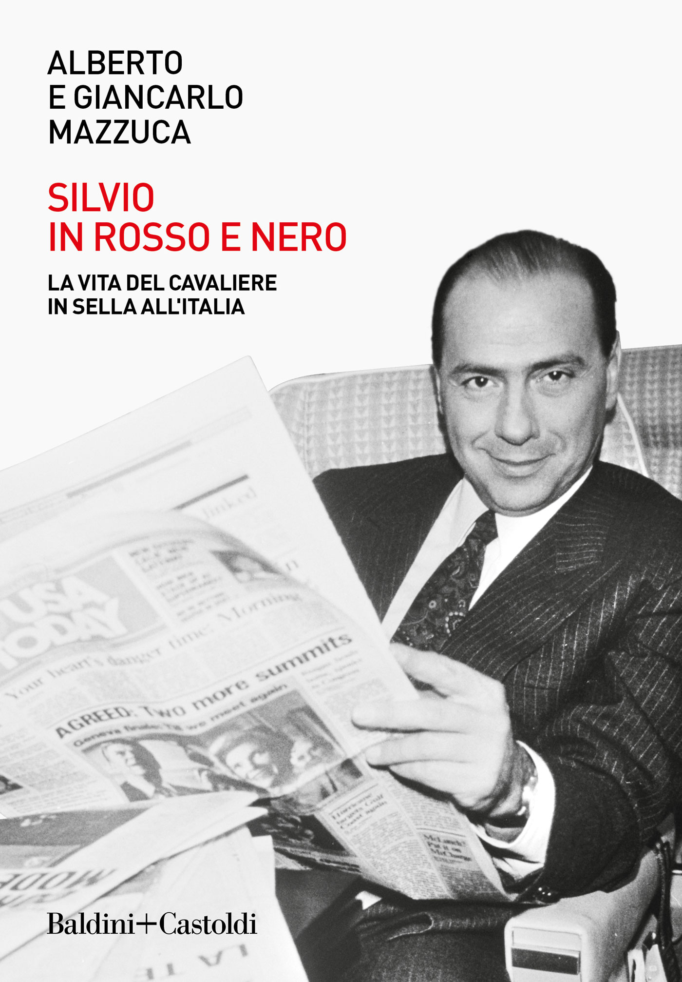 Silvio in rosso e nero